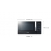 Микроволновки самсунг с грилем и конвекцией электронная Samsung CE107MTR-B - фото №2